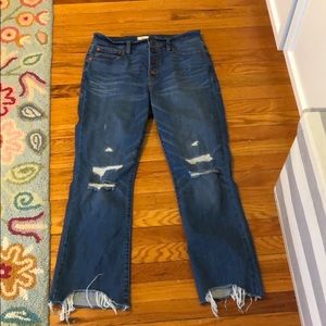 Madewell Cali Demi Boot jeans size 28!